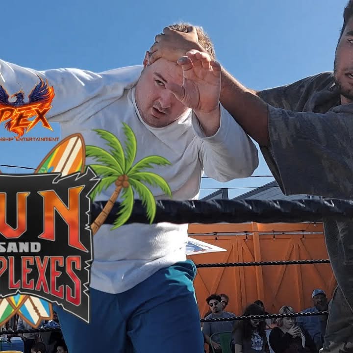 Sorry for the late notice but Sun, Sand, and Suplexes is now uploaded on out YouTube. You don't want to miss this one as the competitors definitely fed off the energy of the crowd at the Sugar Shac...
